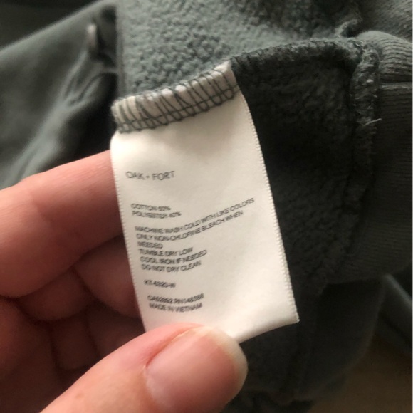 OAK + FORT Cropped Hoodie - Picture 6 of 7